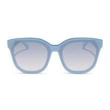 Womens | Gia Sunglasses | Light Blue | Slate Gradient Flash Lenses