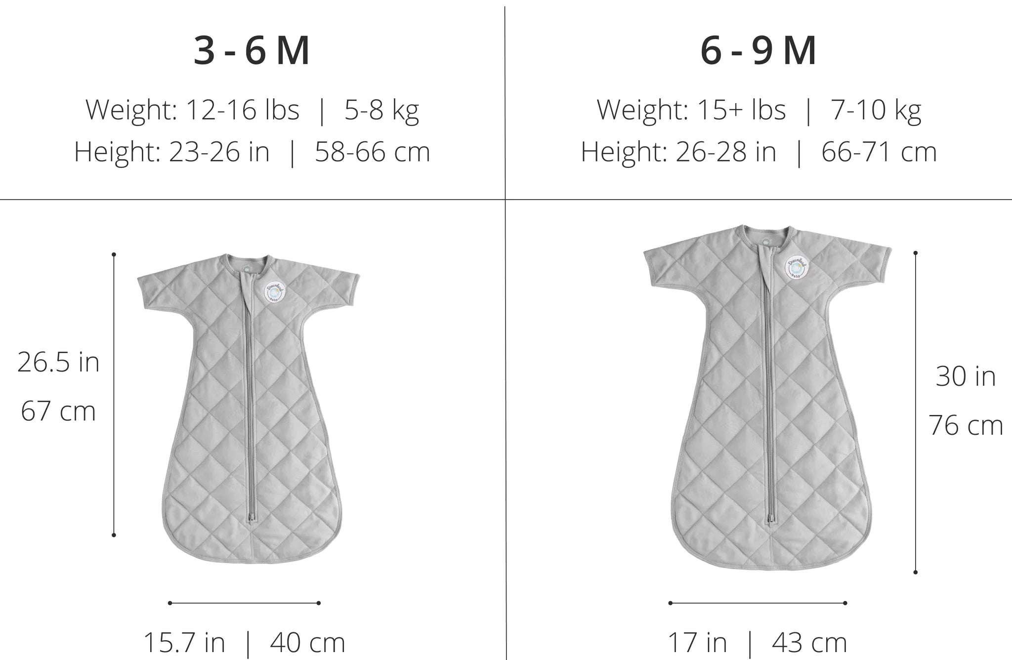 Product size guide