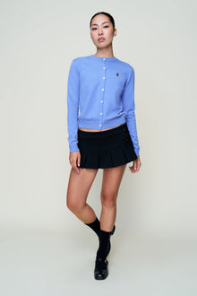 Womens | June Relaxed Wool Cardigan | Fearless Blue