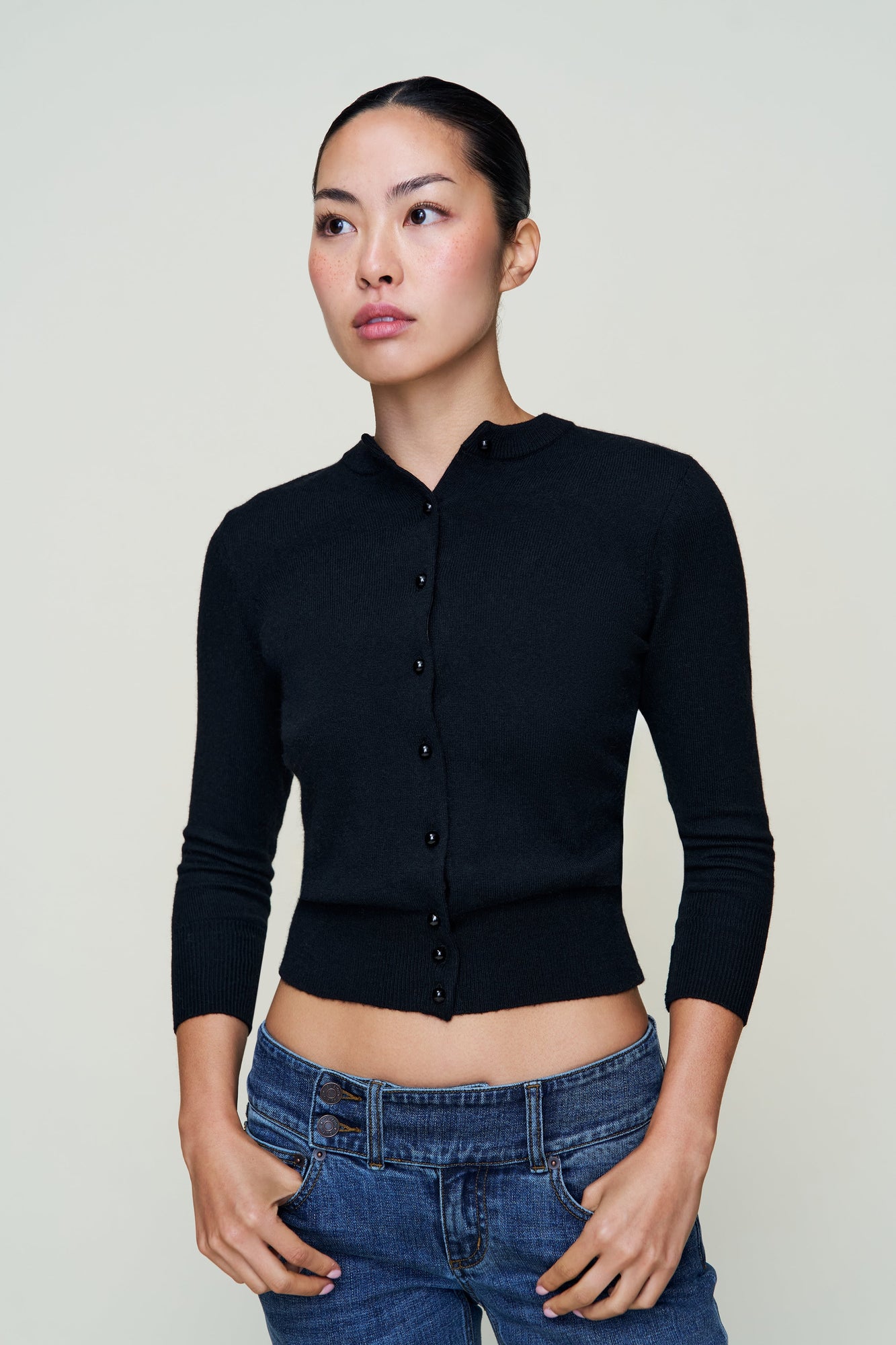 Womens | Emelie Wool Cardigan | Black