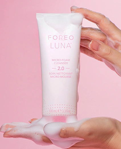 LUNA Micro-Foam Cleanser 2.0 | White/Pink