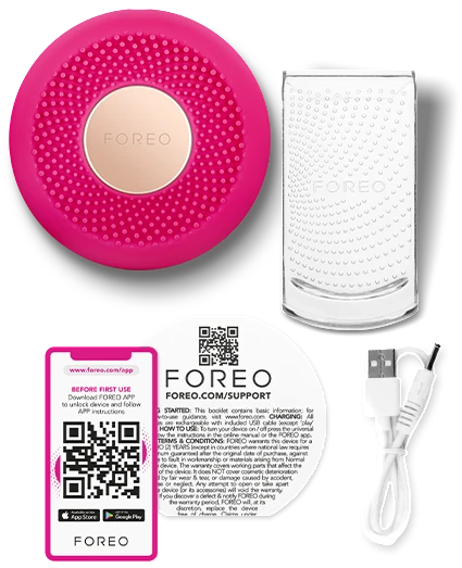 UFO mini 2 Supercharged Facial Device | Fuchsia