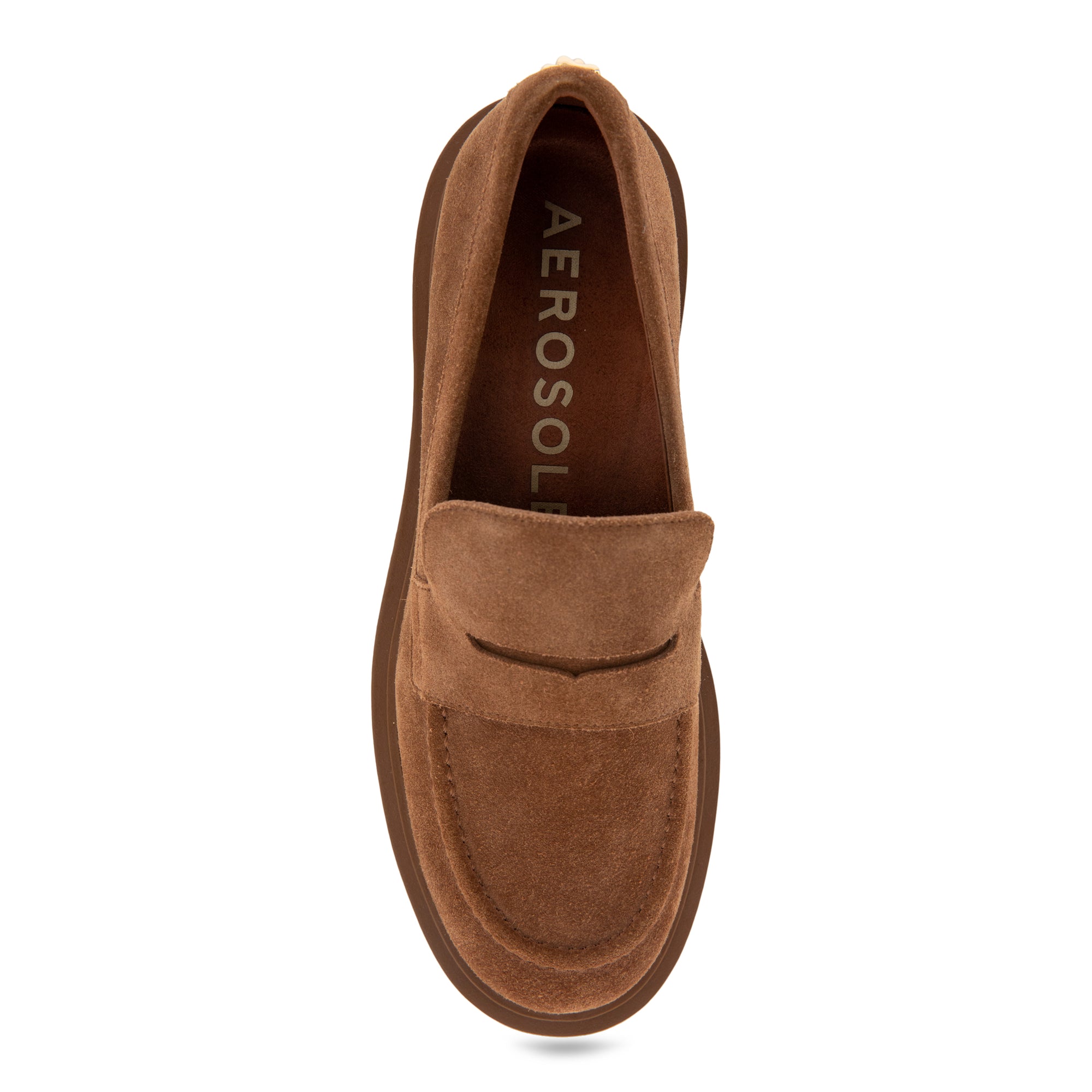 Gelso Tailored Loafer | Tobacco Suede