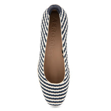 Roma Dress Wedge | Eggnog/Navy Knit Fabric