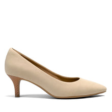 Elil Dress Pump | Stone Stretch Gaberdine