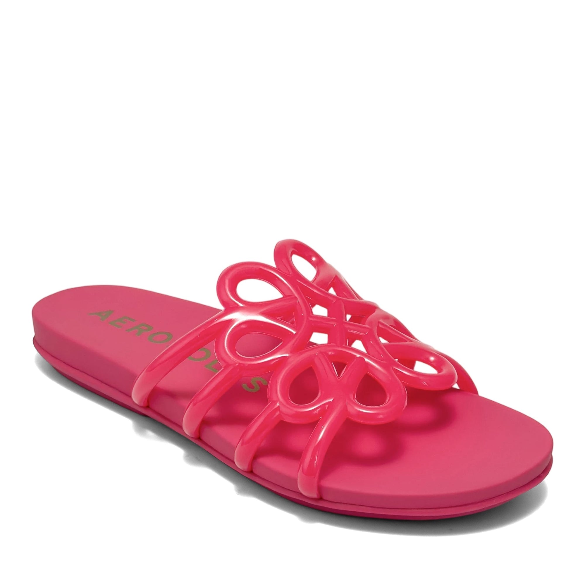 Frida Sandal Flat | Magenta Transluscent Thermoplastic Polyurethane