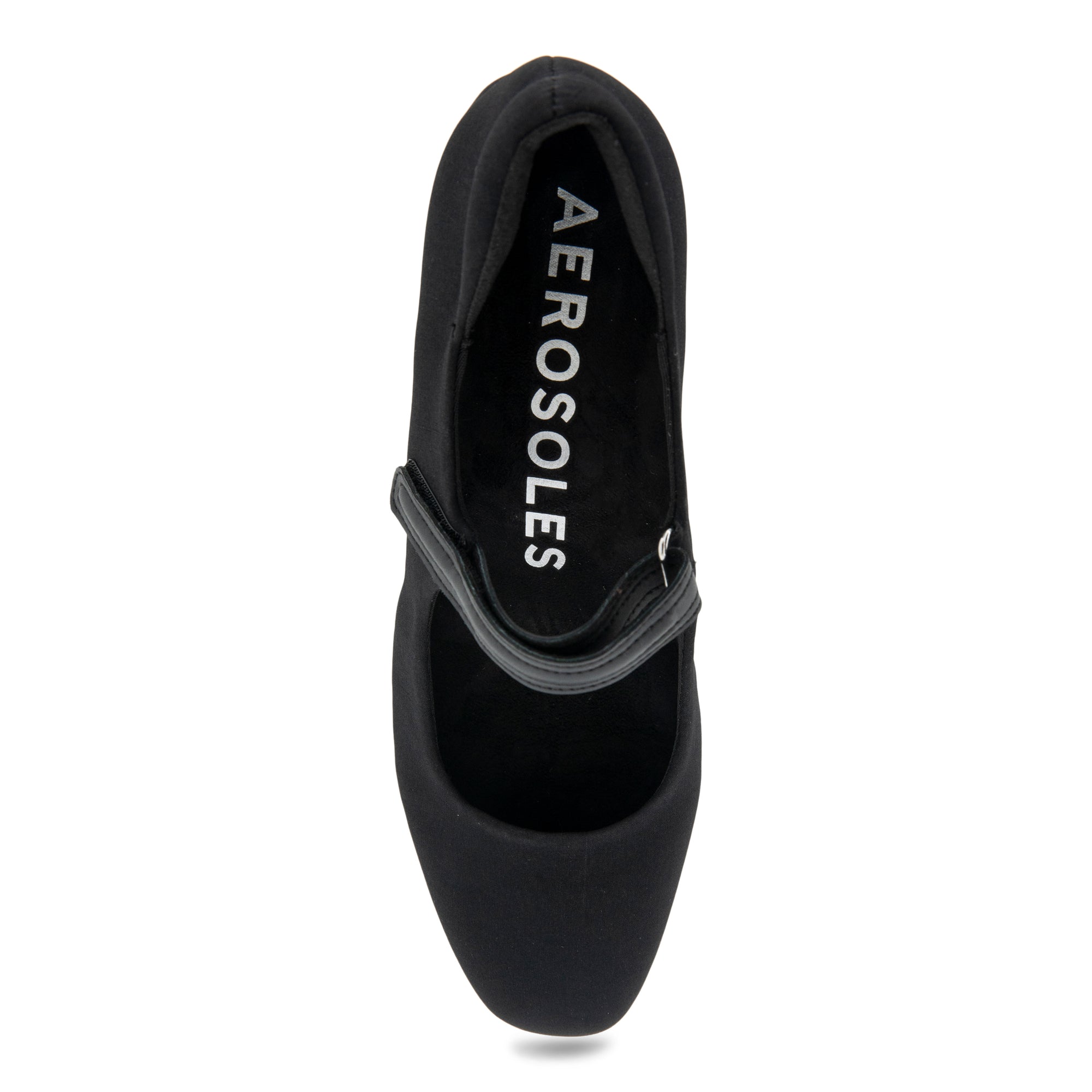 Cassina Dress Pump | Black Stretch Gaberdine