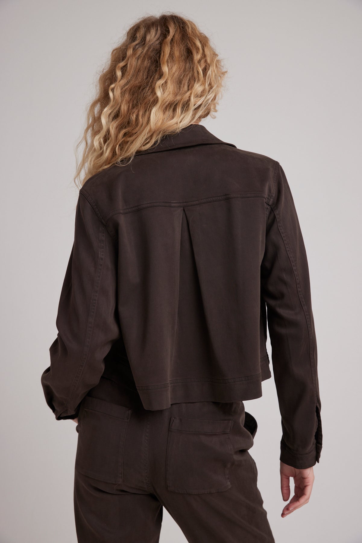 Flap Pocket Utility Jacket - Quartz Brown