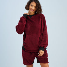 Sherpa Fleece Short | Cabernet