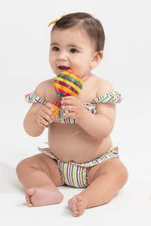 Kids | Cabana Bikini Set | Fun Stripe
