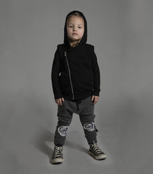 Kid | Asymmetrical Vest | Black