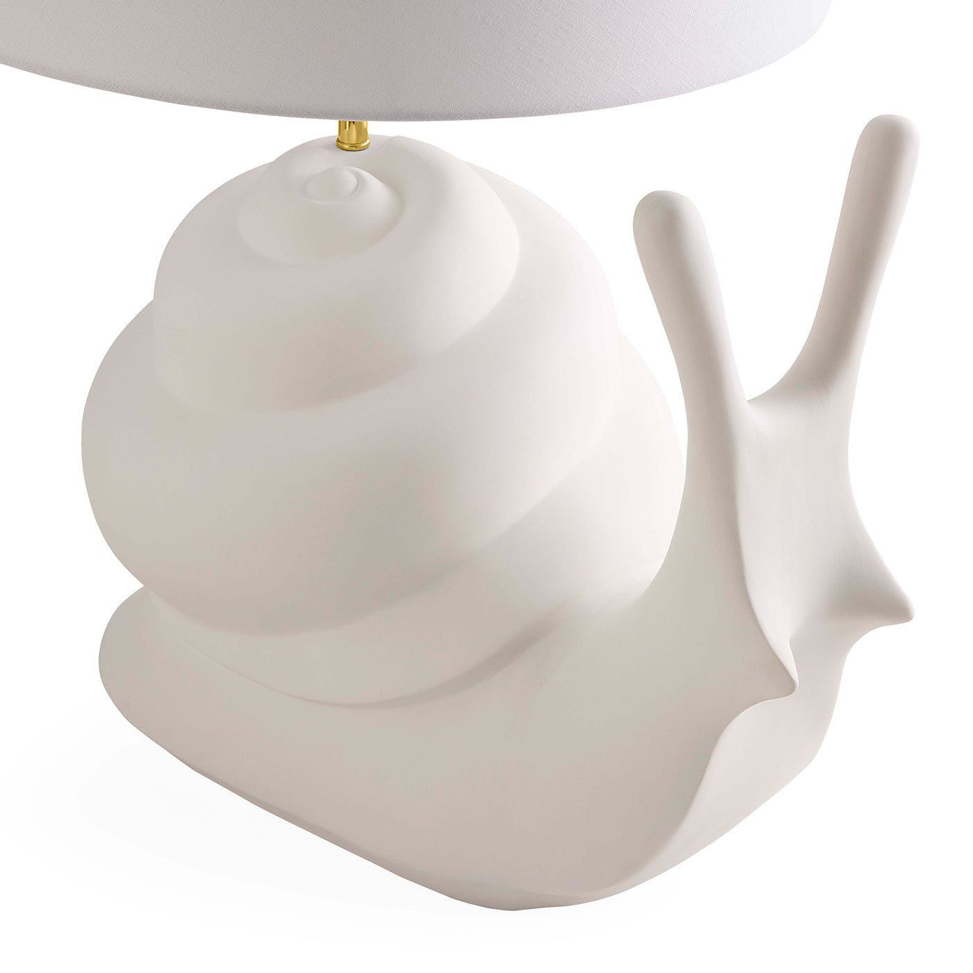 Giant Snail Table Lamp | White