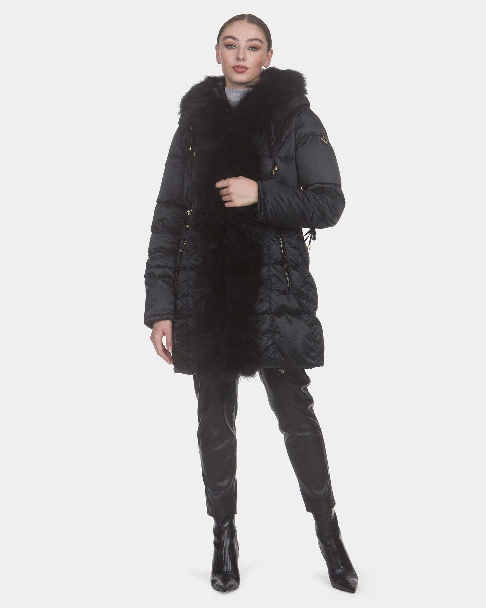 Après-Ski Jacket With Fo Sections Tuedo | Women | Black x Black (V1)