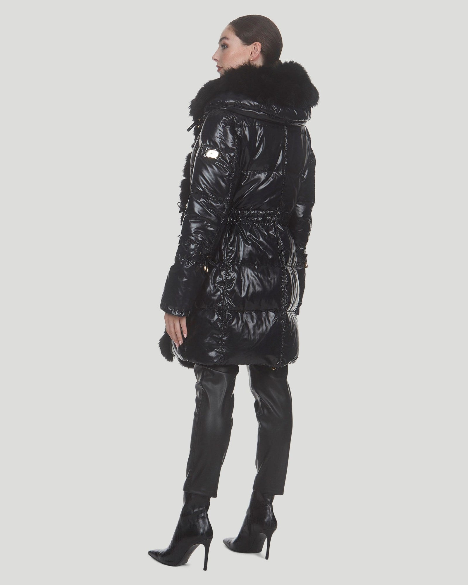 Après-Ski Jacket With Fo Tuedo | Women | Black x Black