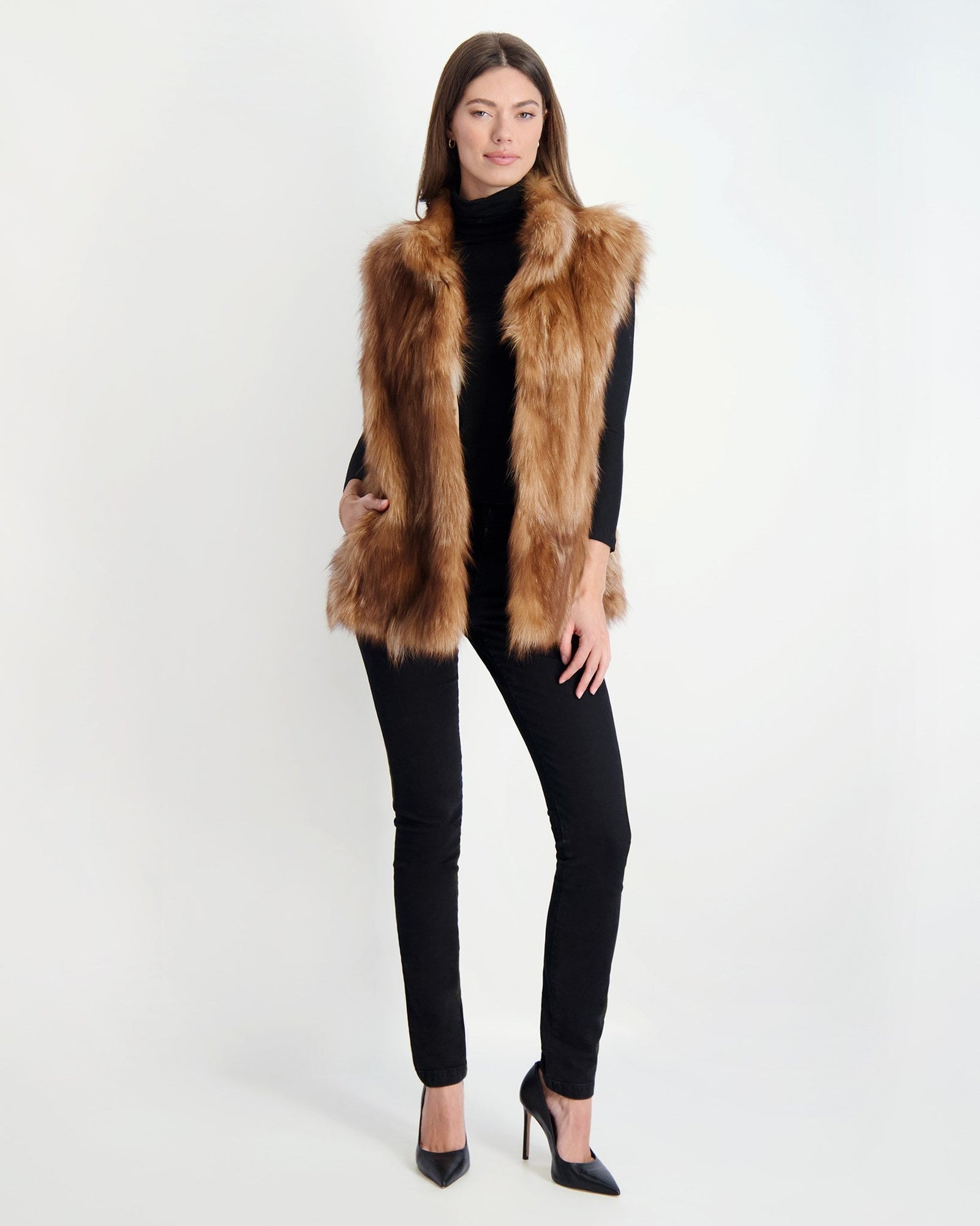 Fox Vest | Women | Crystal