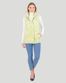 Horizontal Lamb Vest | Women | Light Green