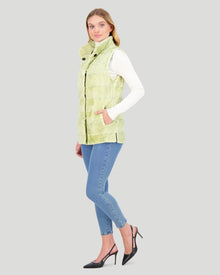 Horizontal Lamb Vest | Women | Light Green