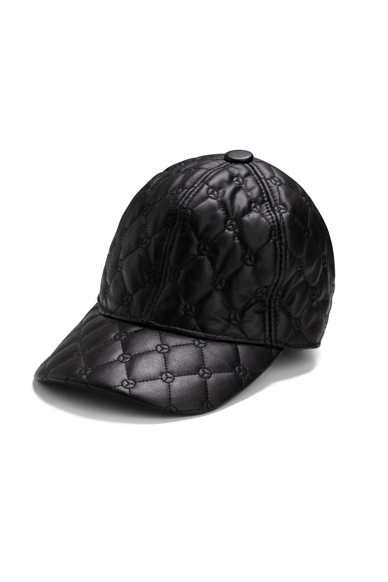 Leather Baseball Hat | Women | Black (V2)