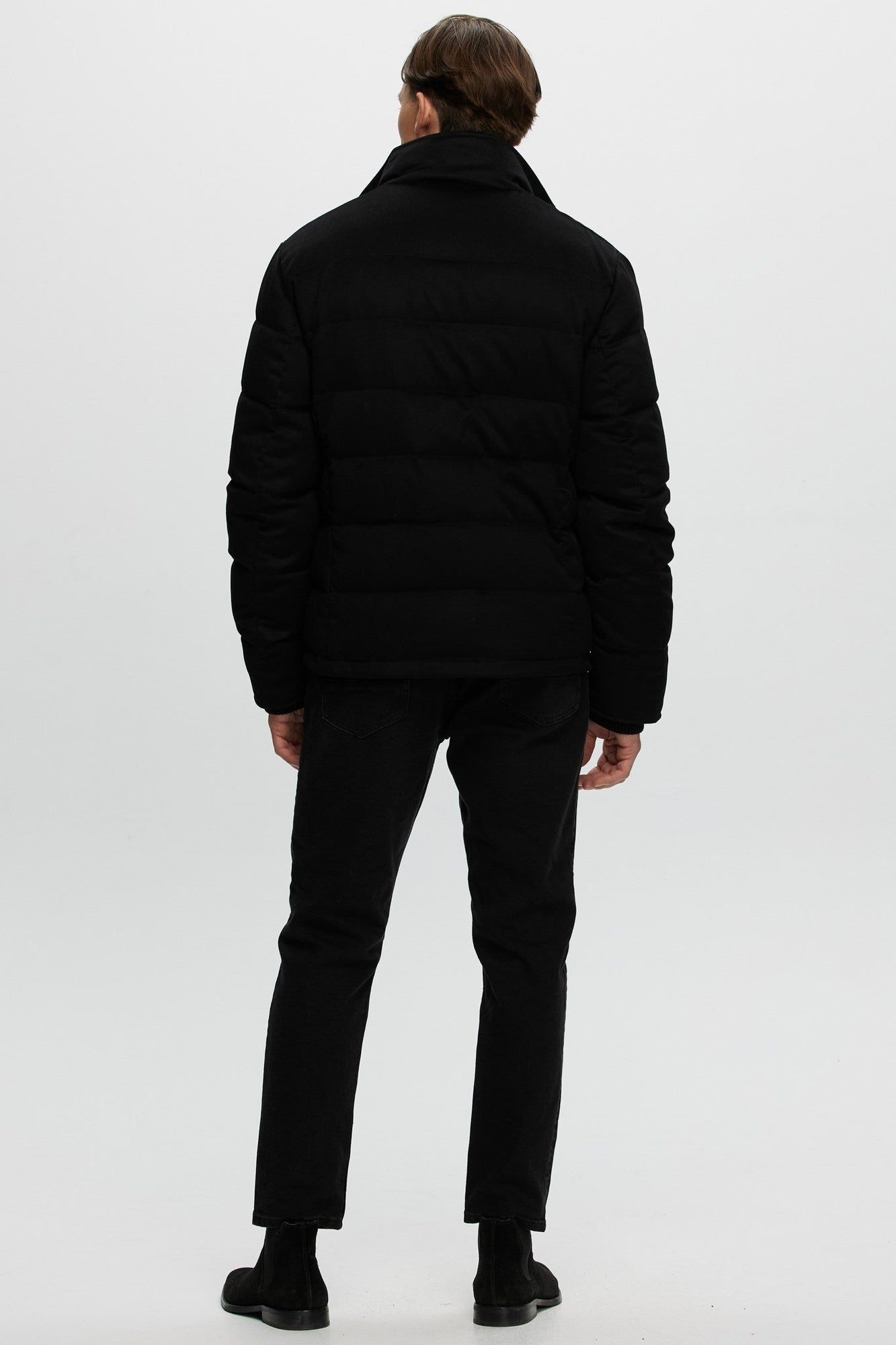 Loro Piana Cashmere Quilted Down Jacket | Men | Black