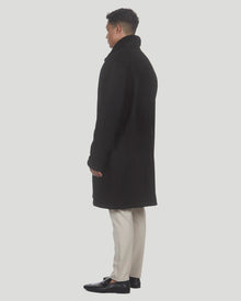 Select Shearling Lamb Short Coat | Men | Black Pattern