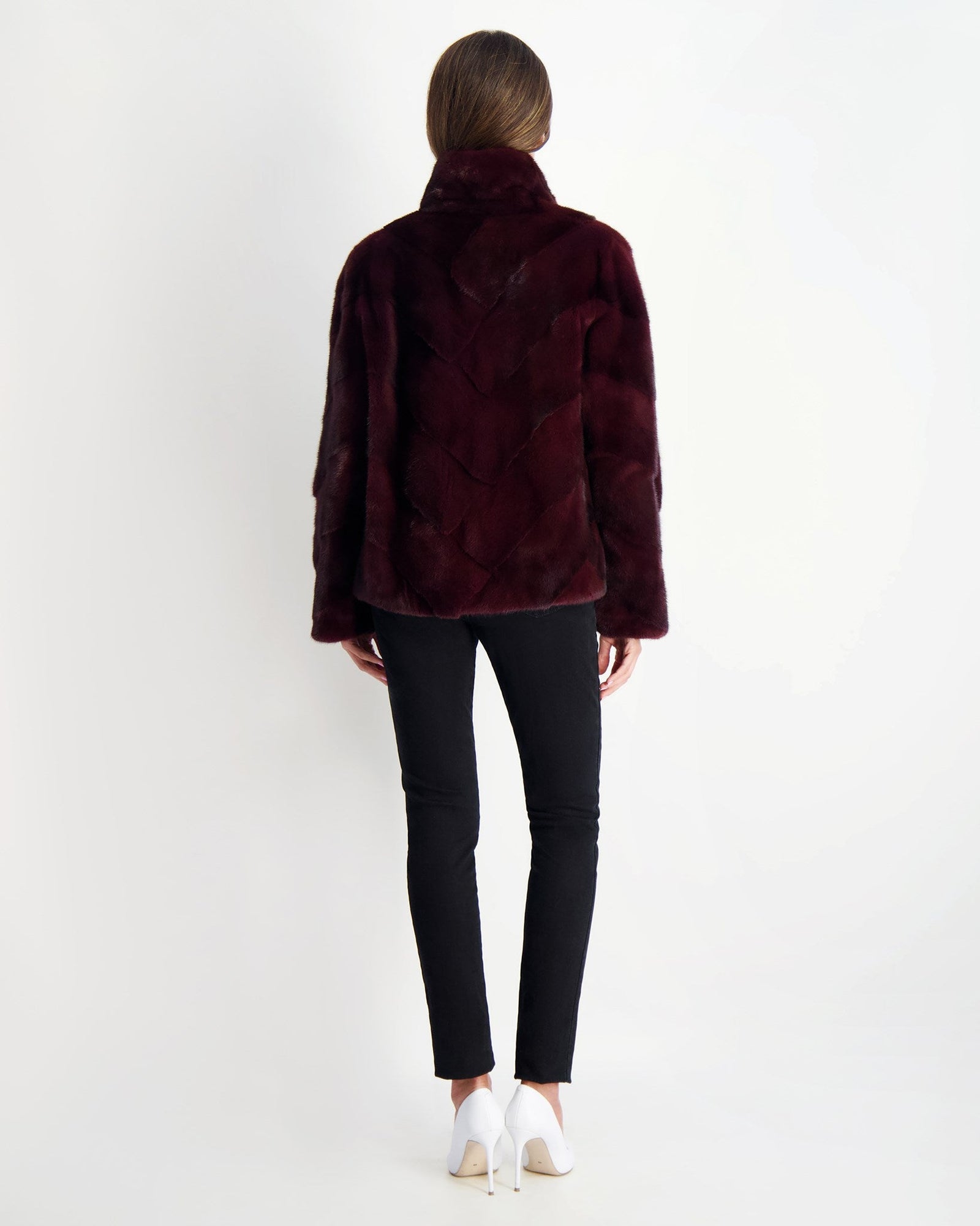 Mink Jacket | Women | Wine