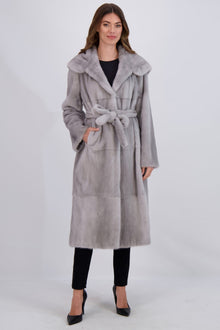 Mink Parka, Mink Belt | Women | Sapphire