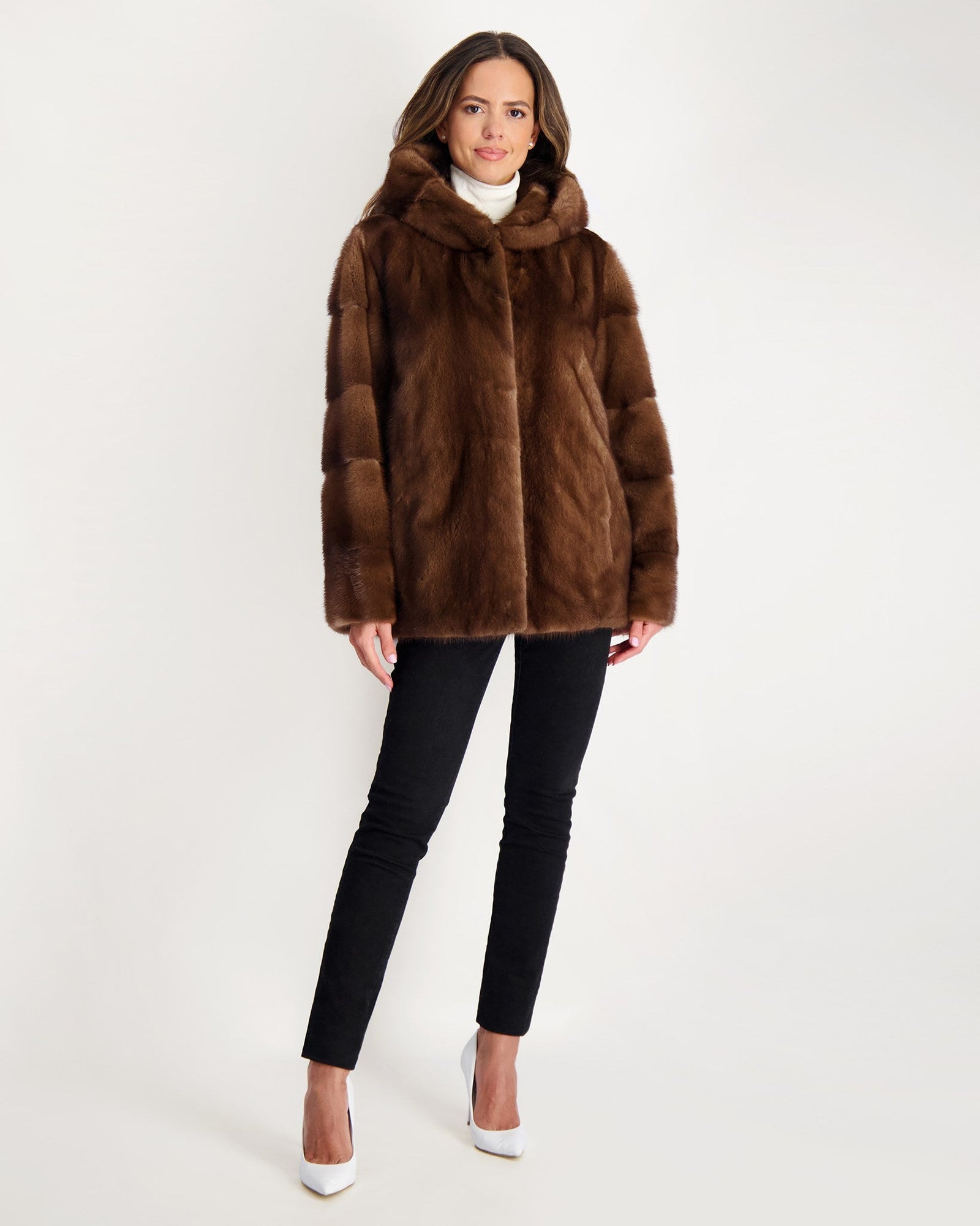 Mink Parka | Women | Brown