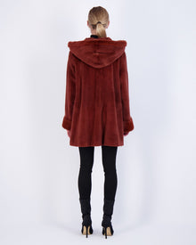 Mink Parka | Women | Red