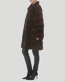 Mink Short Coat | Women | Scanbrown (V2)