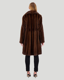 Mink Short Coat | Women | Scanbrown (V5)