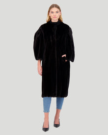 Mink Short Coat With Cape Top | Women | Ranch