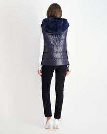 Mink Vest | Women | Blue Jean