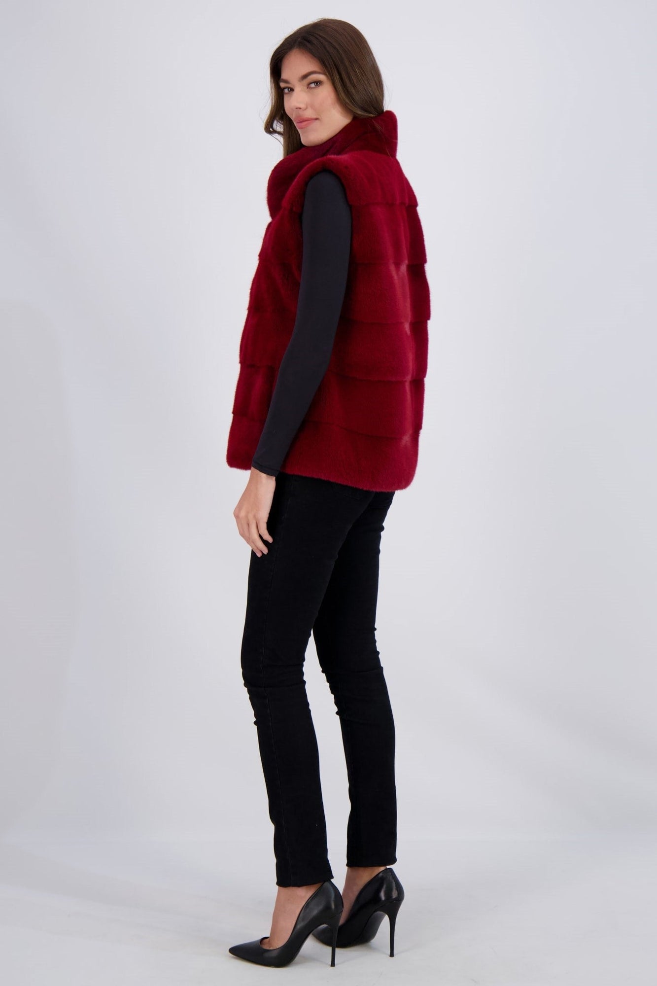 Mink Vest | Women | Rouge