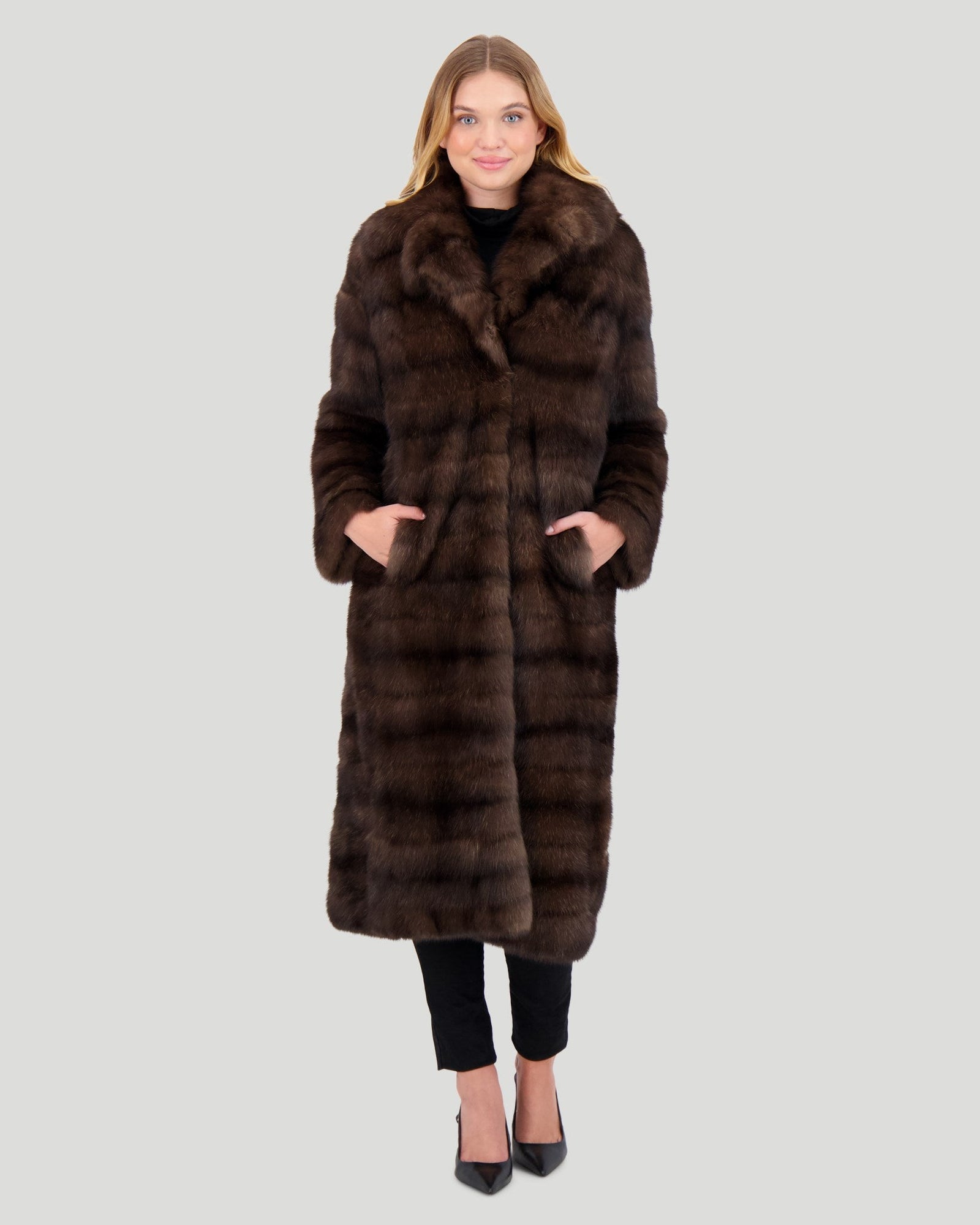 Sable Coat | Women | Silvery (Pre-Order)