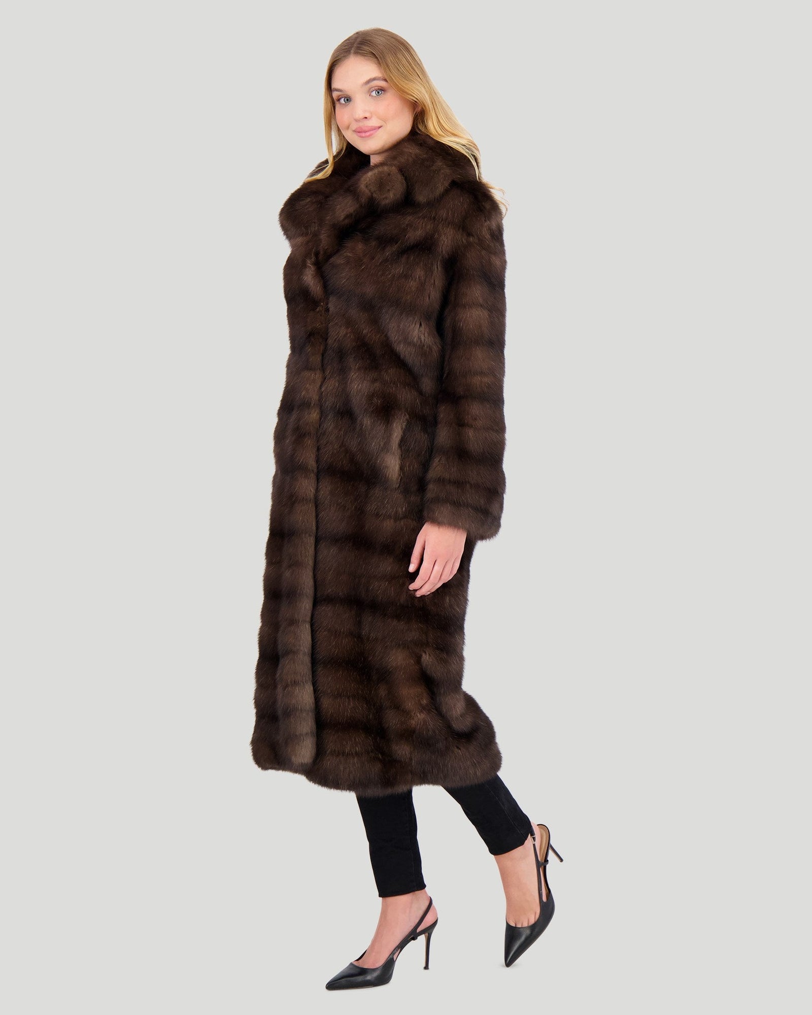 Sable Coat | Women | Silvery