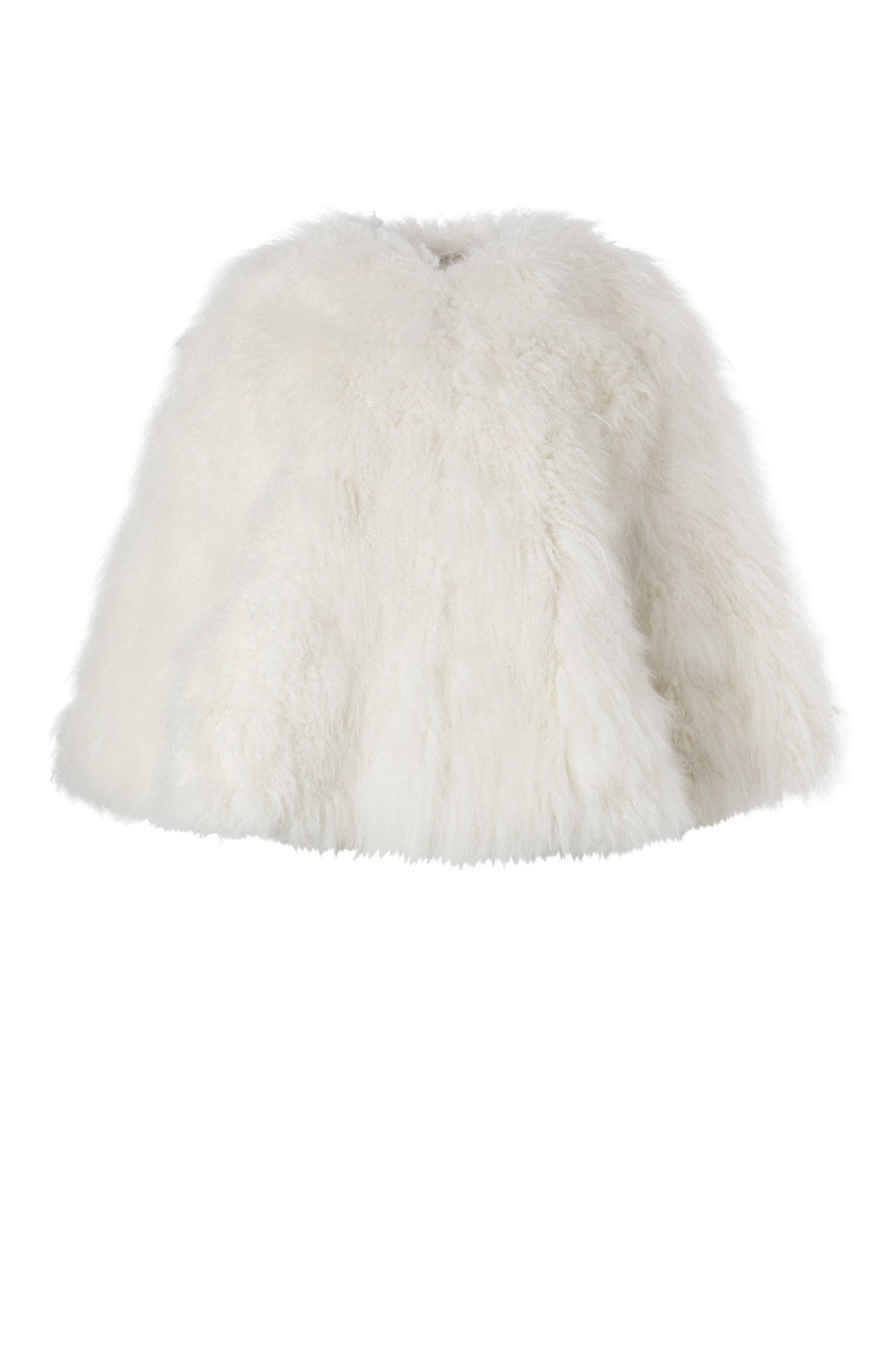 Select Cashmere Goat Cape | Women | Ivory