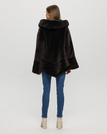 Select Shearling Lamb Jacket Reversible To Taffeta | Women | Brown x Black