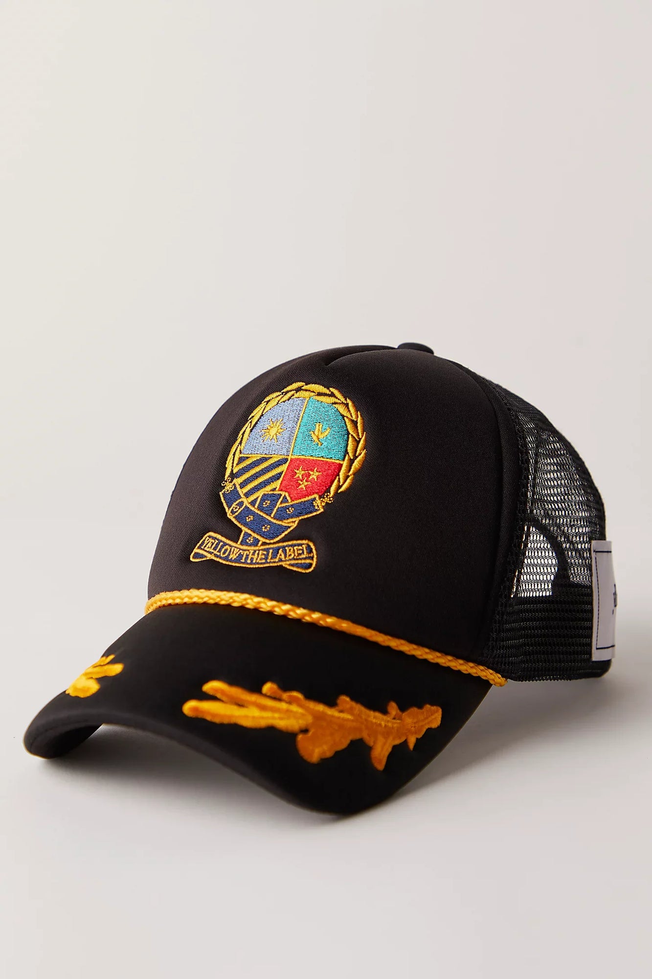 Herald Crest Trucker Hat | Black
