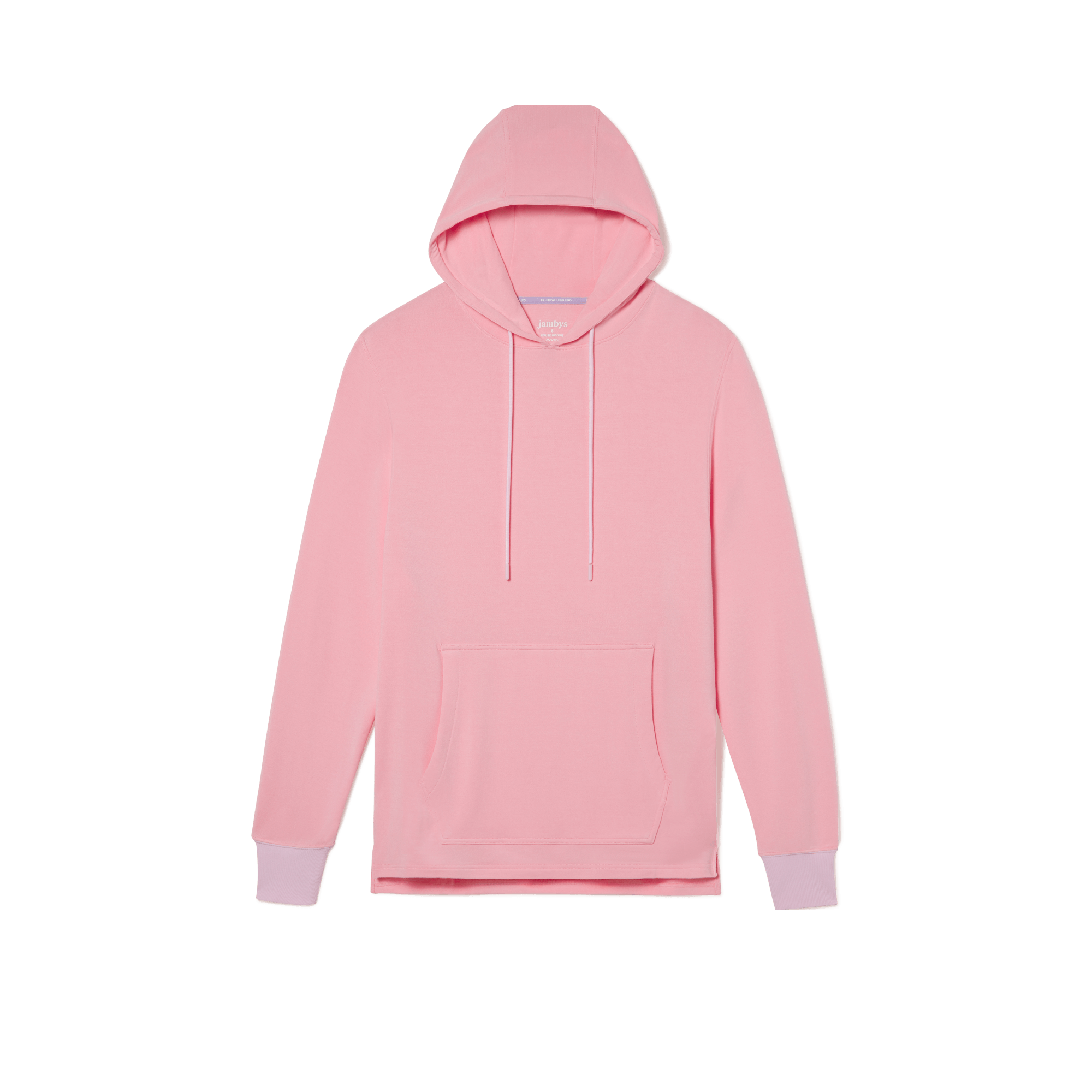 Lightweight Modal French Terry Hoodie | Flamingo/Taffy