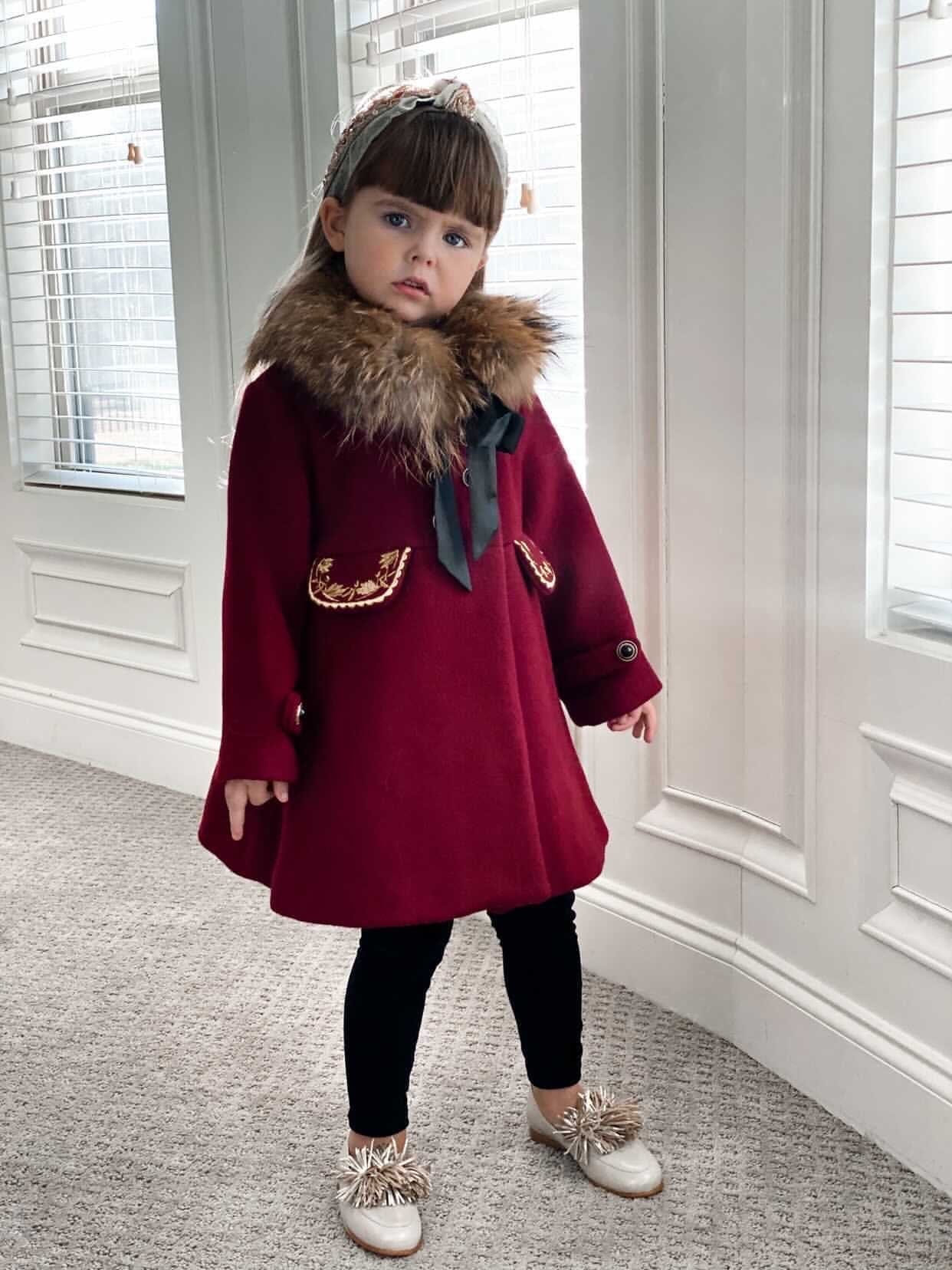 The Empress Wool Coat - Petite Maison Kids