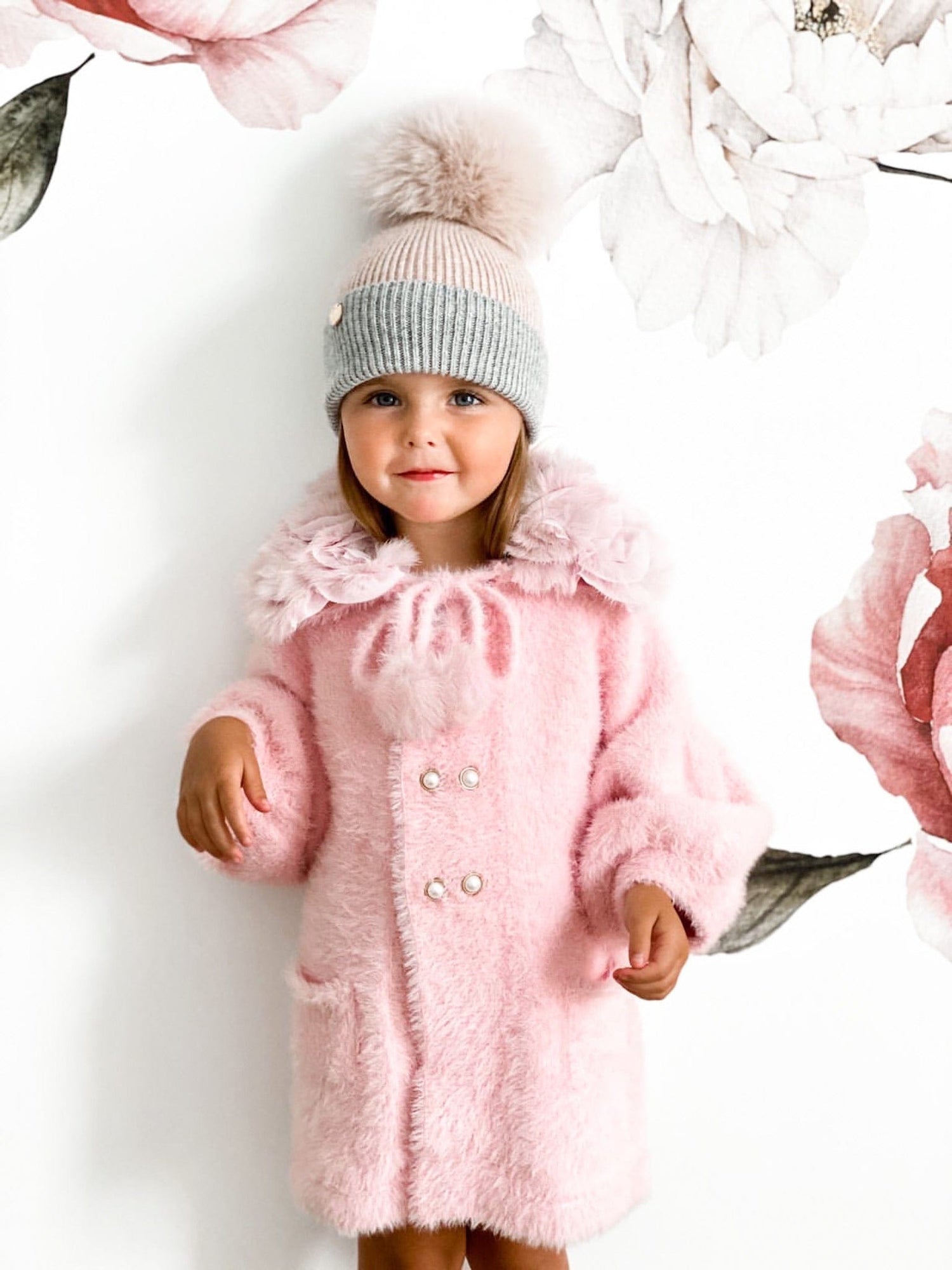 Milana Rose Sweater Coat - Petite Maison Kids