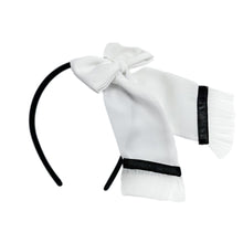 Gwen White and Black Headband | Black