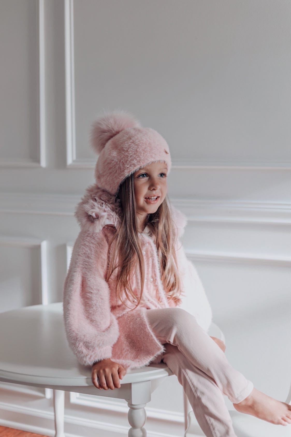 Milana Rose Sweater Coat - Petite Maison Kids