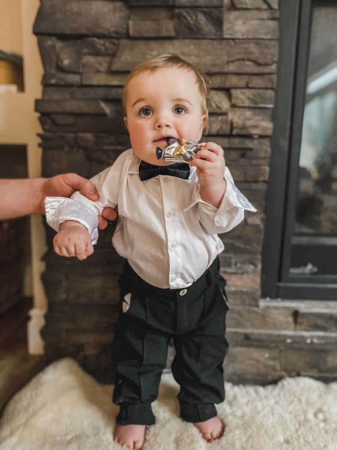 Tuxedo Shirt and Pants Set - Petite Maison Kids