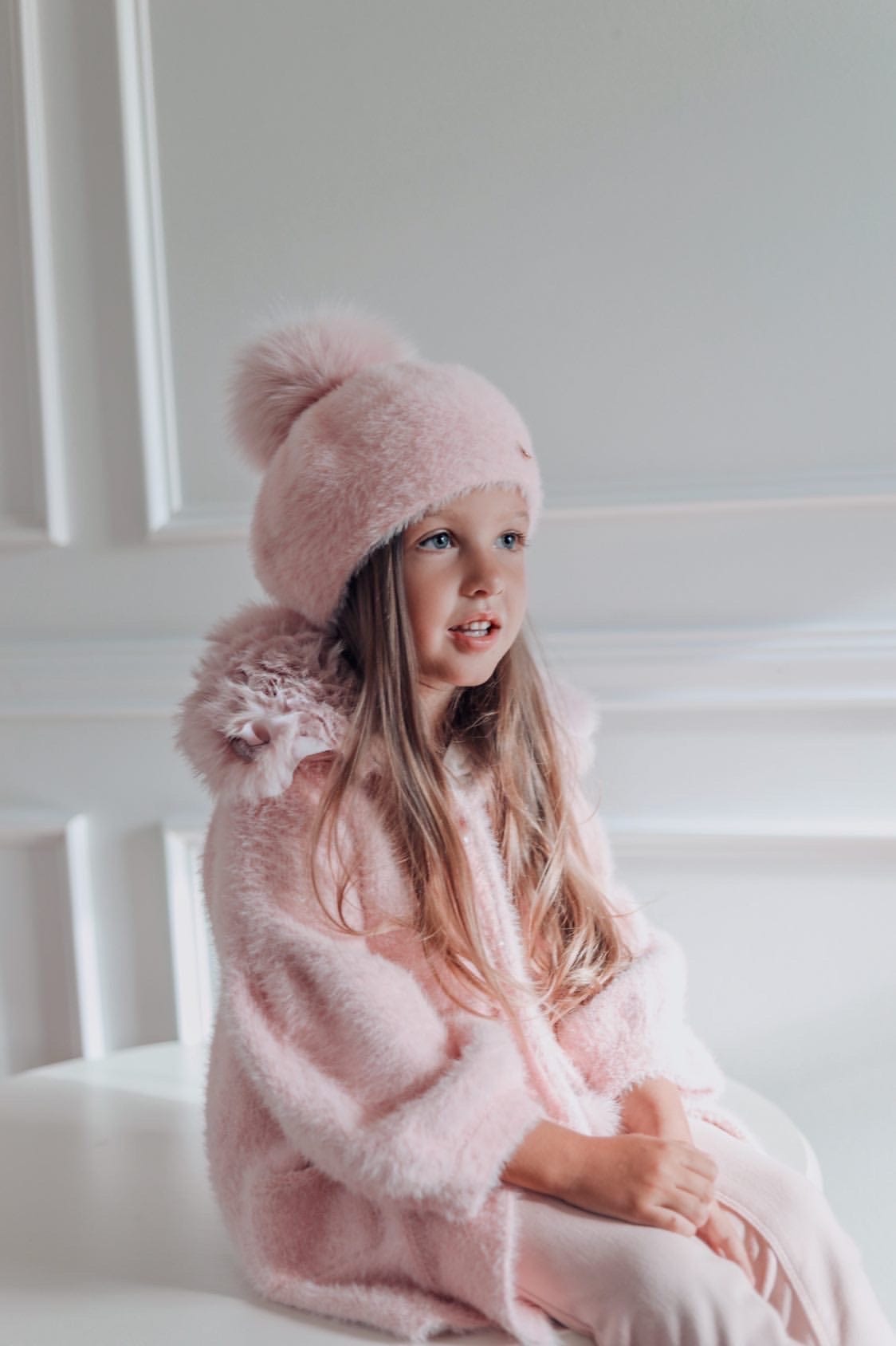 Milana Rose Sweater Coat - Petite Maison Kids