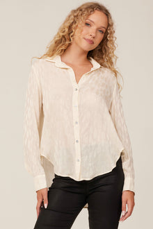 Flowy Button Down - Stone Khaki