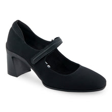 Cassina Dress Pump | Black Stretch Gaberdine