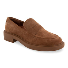 Gelso Tailored Loafer | Tobacco Suede