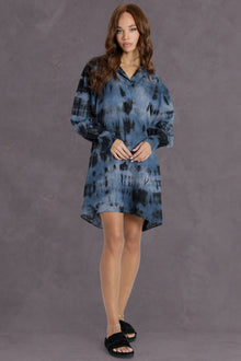 Women | Boho Linen Dress | Cloud Wash 1