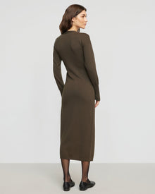 Renee | Linden Front-Wrap Sweater Dress in Size Small